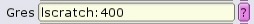 running tab with lscratch