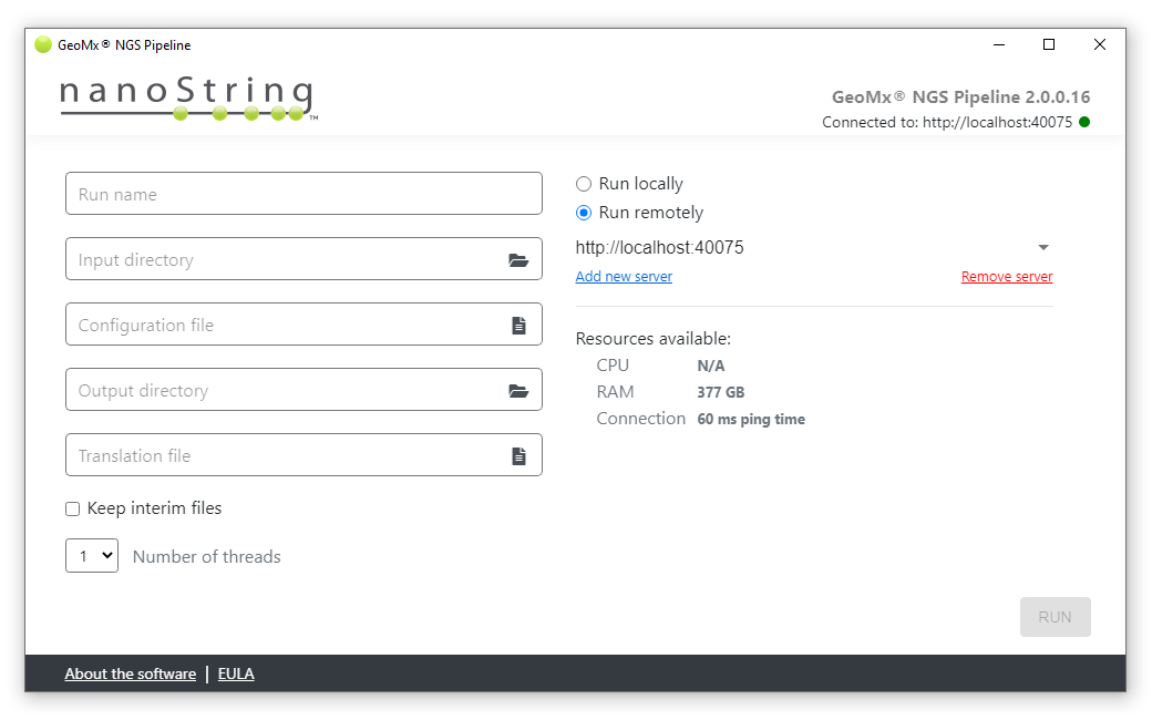GeoMX client